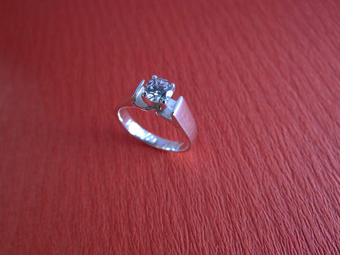 Anillo Compromiso Flor - Imagen 3
