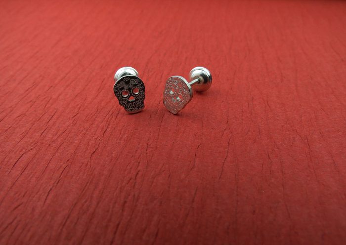 Aretes Topos Catrina - Imagen 2