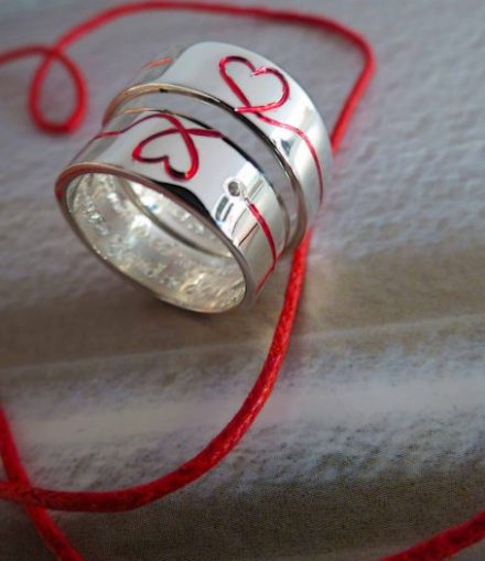 Argollas Hilo Rojo