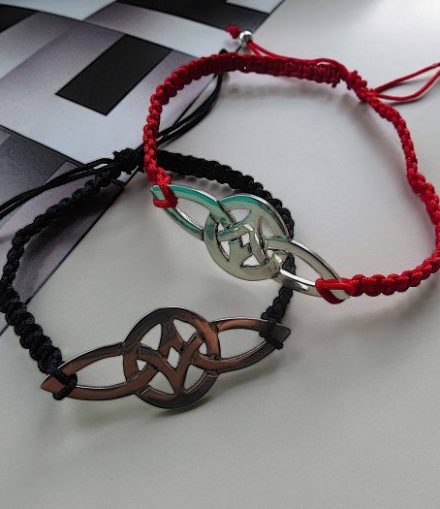 Pulseras Celtas Del Amor Con Tejido Macramé