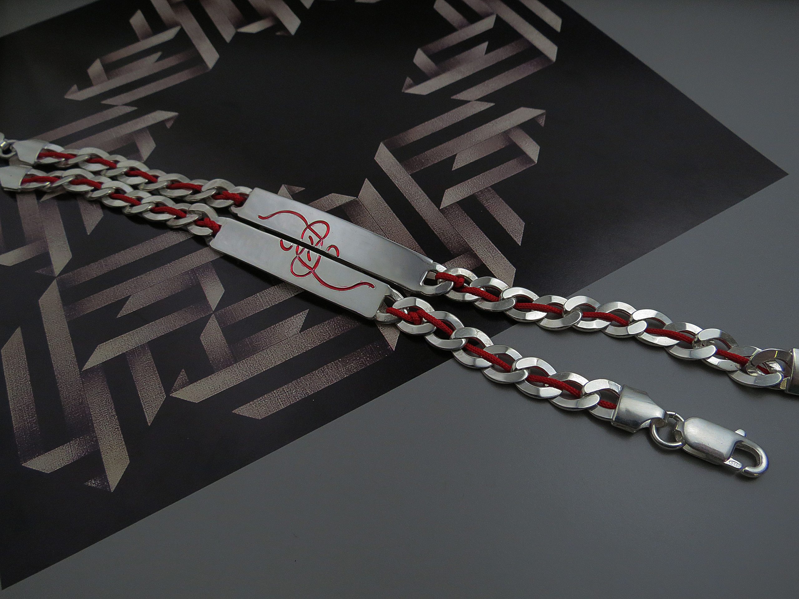 Esclavas Hilo Rojo Personalizadas - Imagen 4