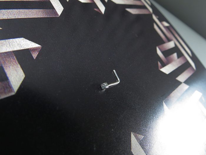 Piercing en Plata con Diamante - Imagen 2