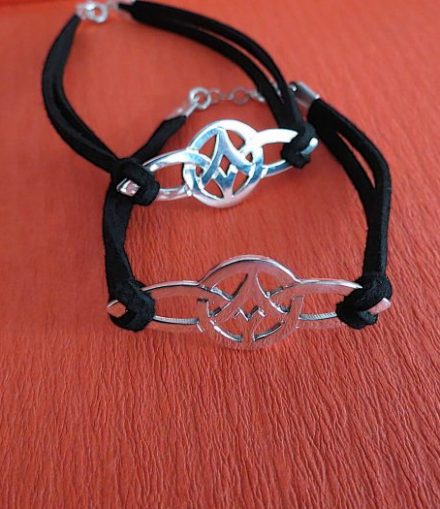 Pulseras Celtas del Amor con Cuero