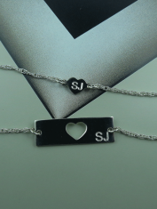 PulserasPlacaCorazónCadenaEntorchada (2) PulserasPlacaCorazónCadenaEntorchada (2)