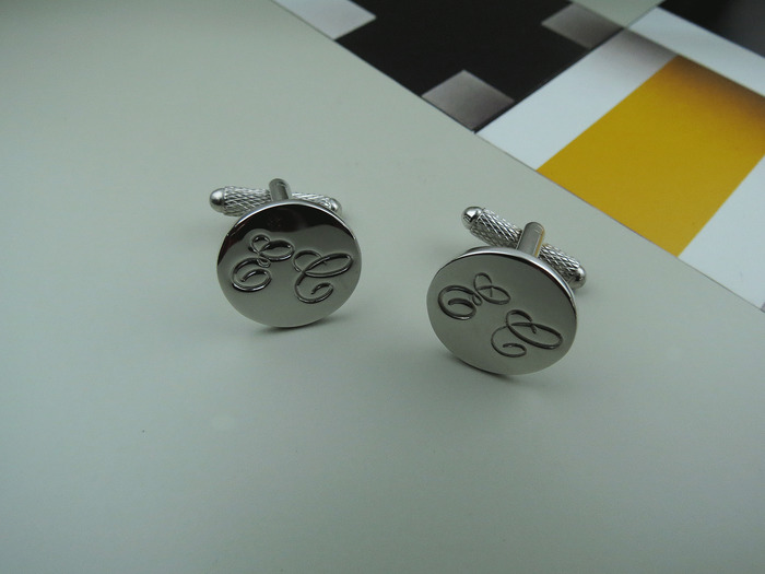 Mancornas Con Iniciales Grabadas - Imagen 2