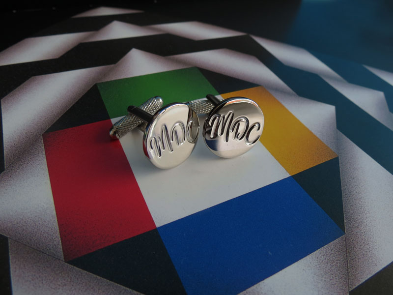 Mancornas Con Iniciales Grabadas - Imagen 3