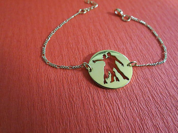 Pulsera Bailarines En Bronce - Imagen 3