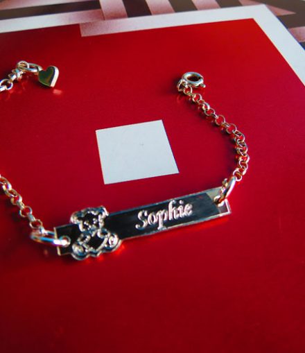 Esclava Bebé Diseño Grabado Personalizado