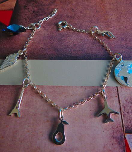 Pulsera Dijes Planos Personalizados