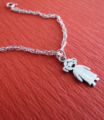 Pulsera Niño-Niña Con Cadena