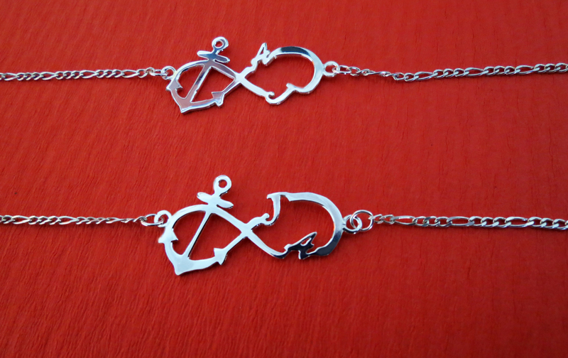 Pulseras Anclas Letras