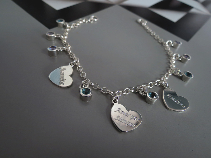 Pulsera Corazones con Zircones - Imagen 5