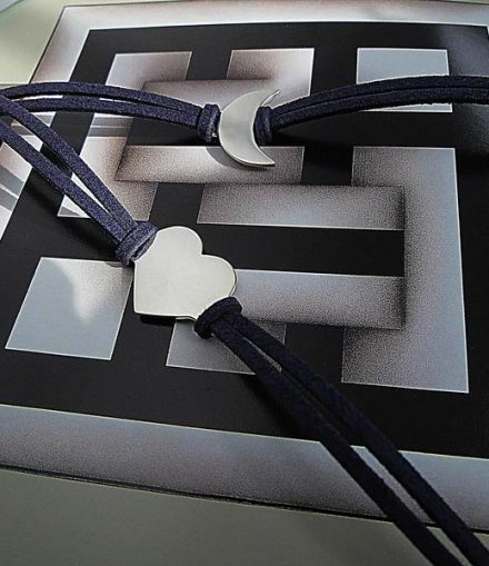Pulseras Corazón y Luna