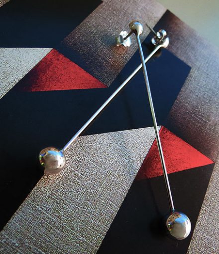 Aretes Esferas Colgantes