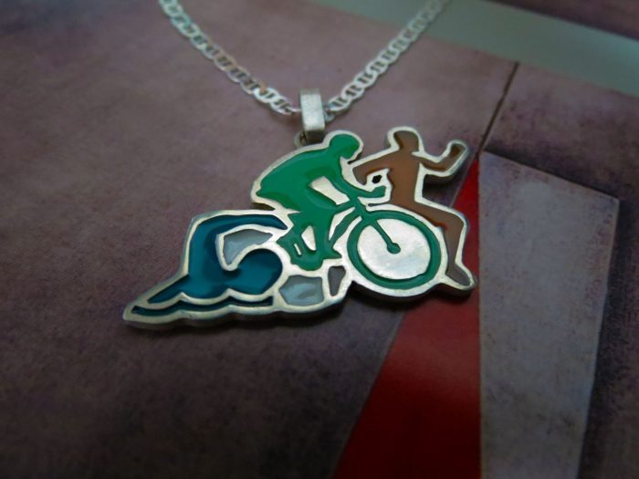 Dije Triatlón con Resina