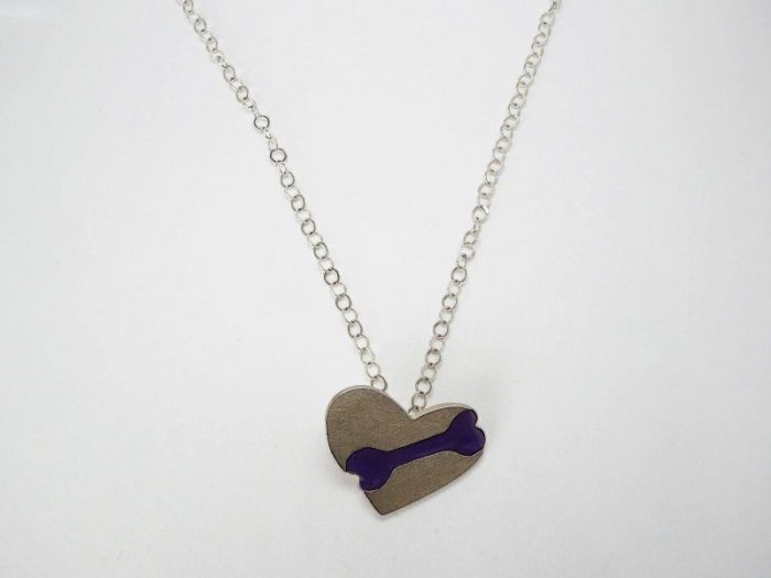 Dije Corazón Hueso - Imagen 3