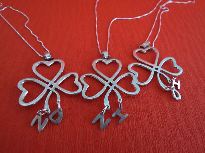 Nudo Trébol de Corazón