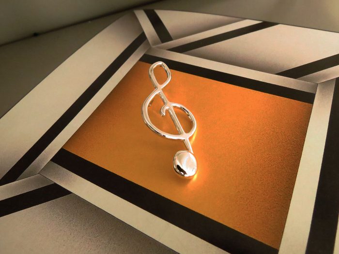 Prendedor Clave De Sol - Imagen 3