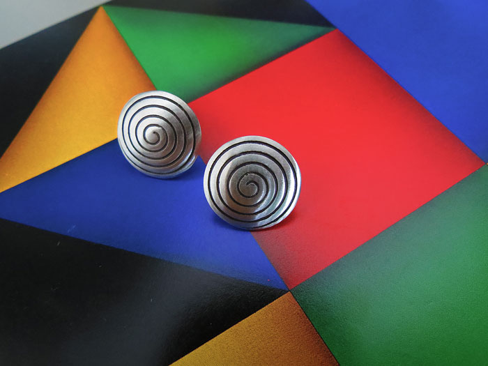 Collar y Aretes Espiral - Imagen 5