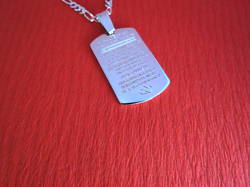 Placa Militar Sencilla Esposo - Imagen 5