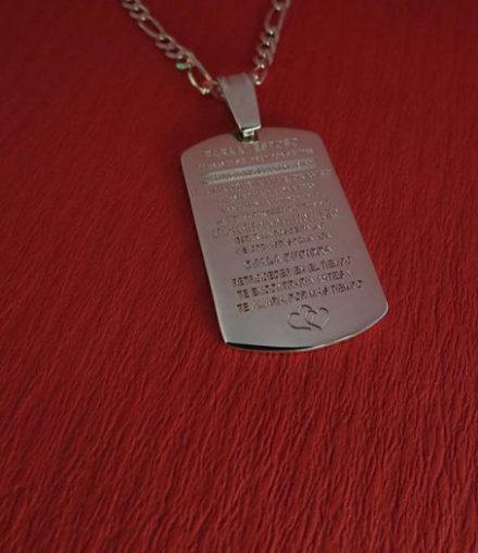 Placa Militar Sencilla Esposo