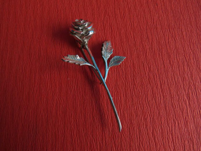 Prendedor Rosa - Imagen 2