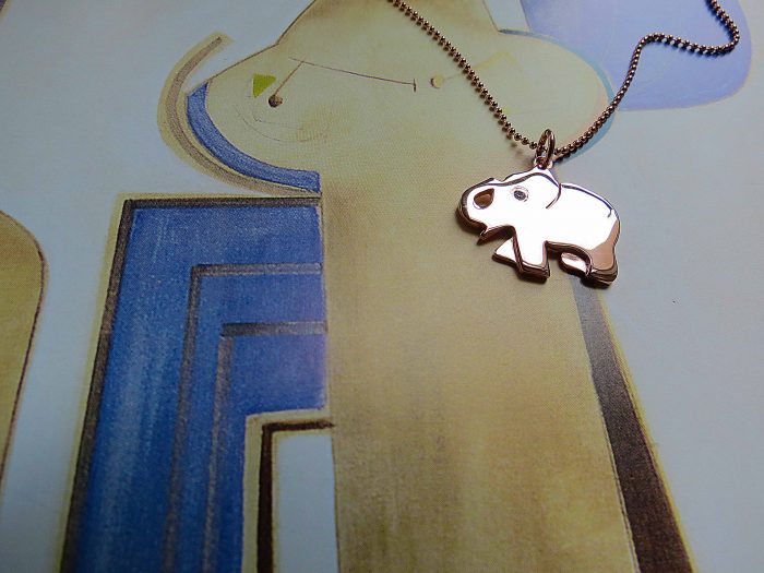 Dije Elefante con Zircón - Imagen 2