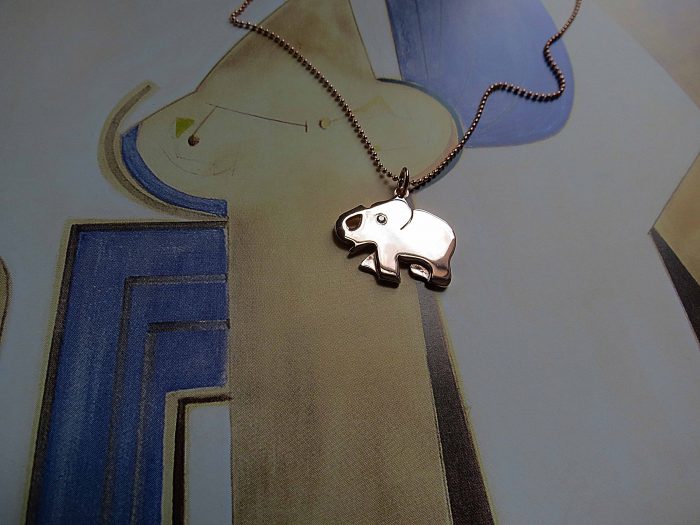 Dije Elefante con Zircón - Imagen 3