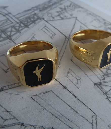 Anillo Diseño Personalizado Con Resina