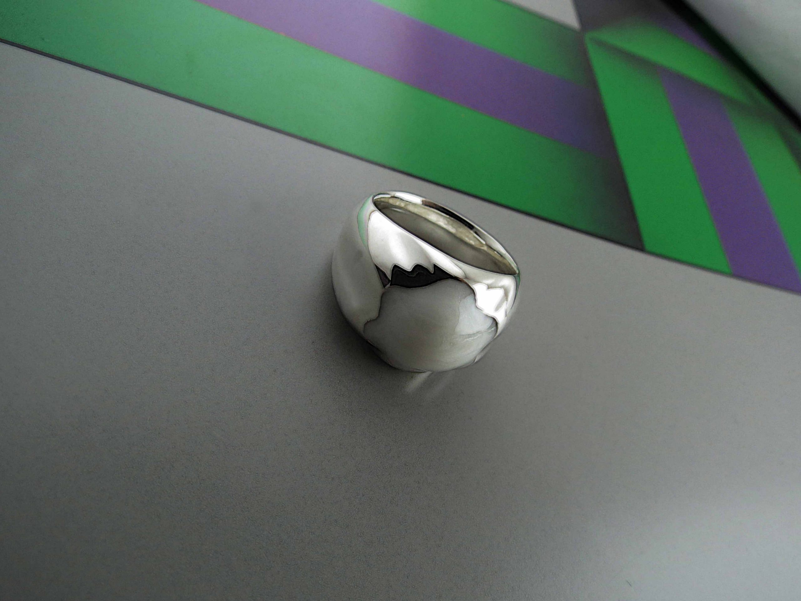 Anillo Fleur con Resina - Imagen 3