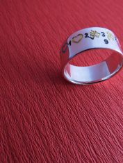 Argolla Grabada Personalizada a Color (2)