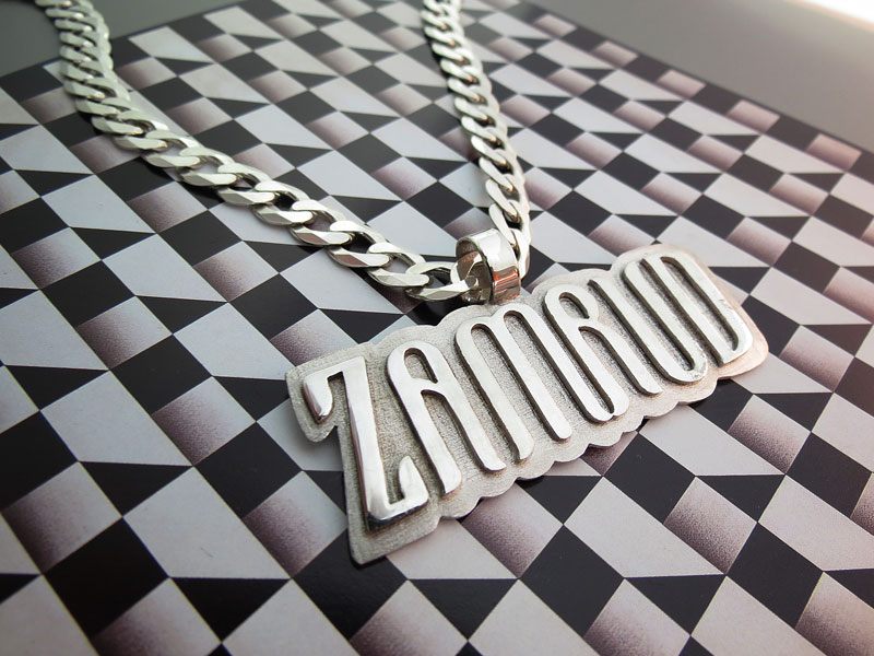 Dije Nombre Personalizado Relieve - Imagen 2