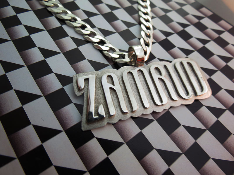 Dije Nombre Personalizado Relieve - Imagen 3