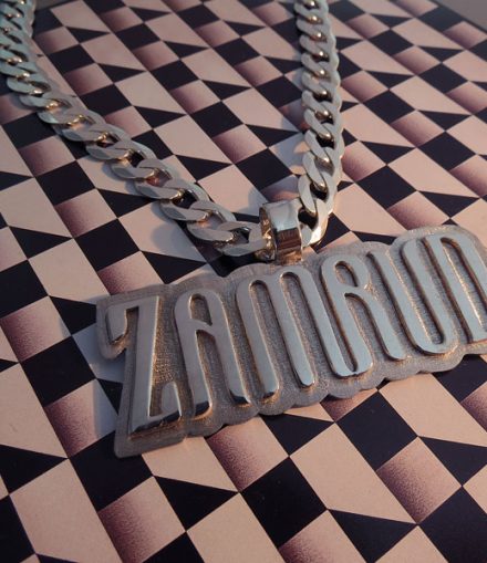 Dije Nombre Personalizado Relieve