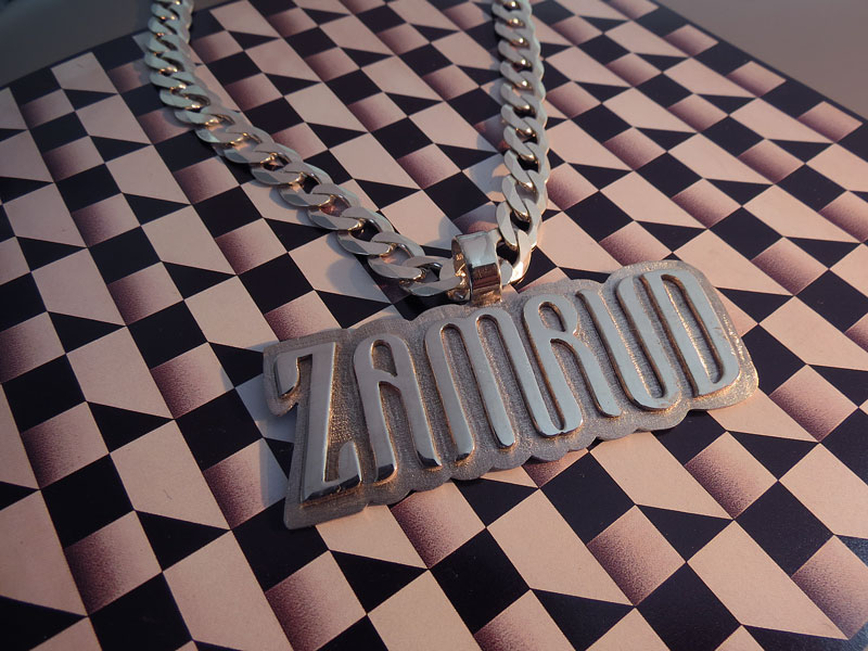 Dije Nombre Personalizado Relieve