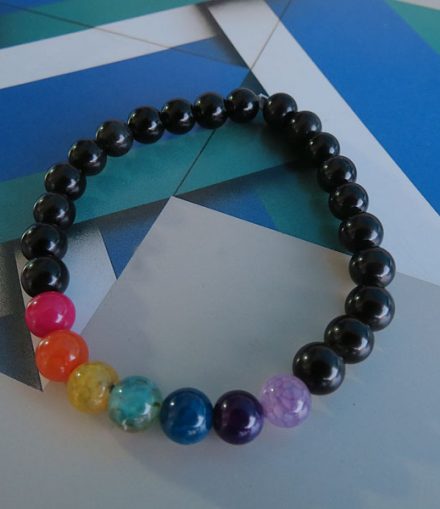 Pulsera Chakras Ágata Natural