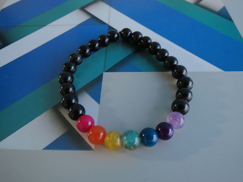 Pulsera Chakras Ágata Natural - Imagen 2