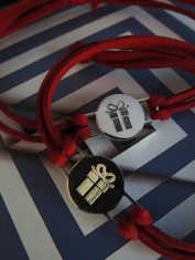 Pulseras dije redondo grabado personalizado (3)