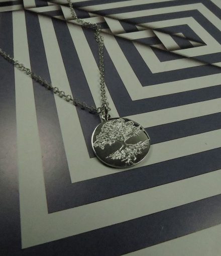 Collar Árbol De La Vida Grabado