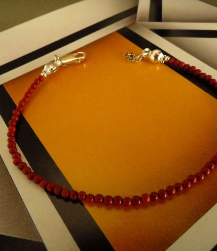 Pulsera Con Coral