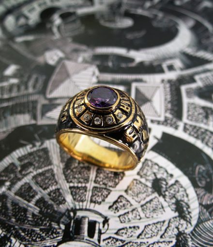 Anillo Grado Baño en Oro