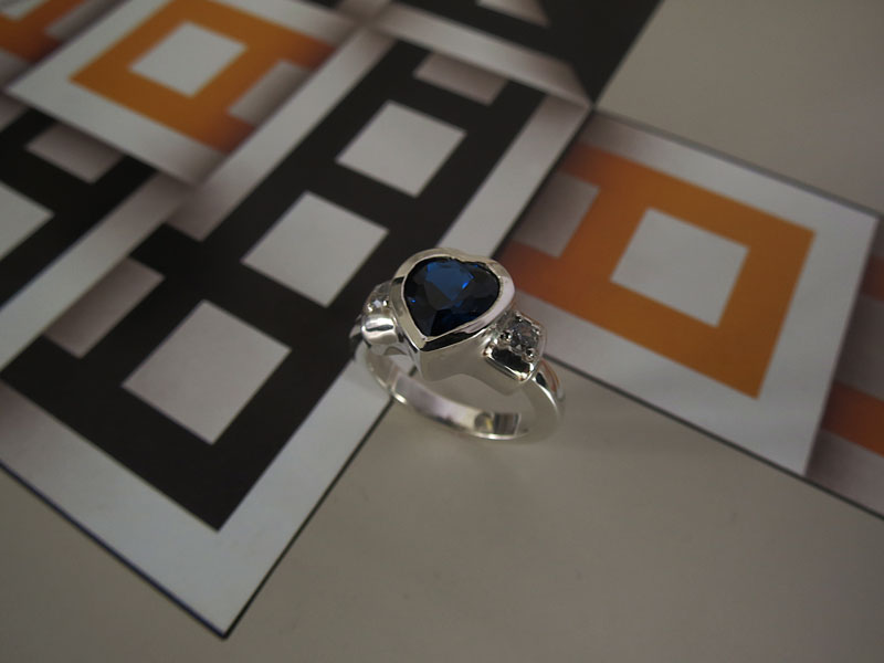 Anillo Piedra Corazón - Imagen 3