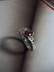 Anillo Cruzado Zafiro (3)