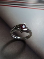 Anillo Cruzado Zafiro (4)