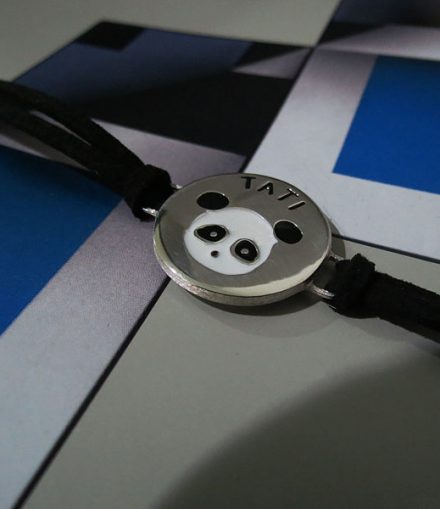Pulsera Panda Con Nombre