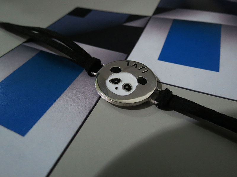 Pulsera Panda Con Nombre