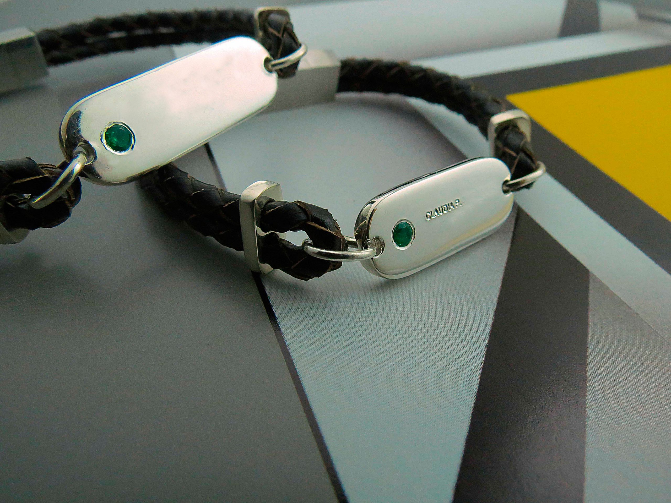 Pulseras Placa con Zircones - Imagen 3