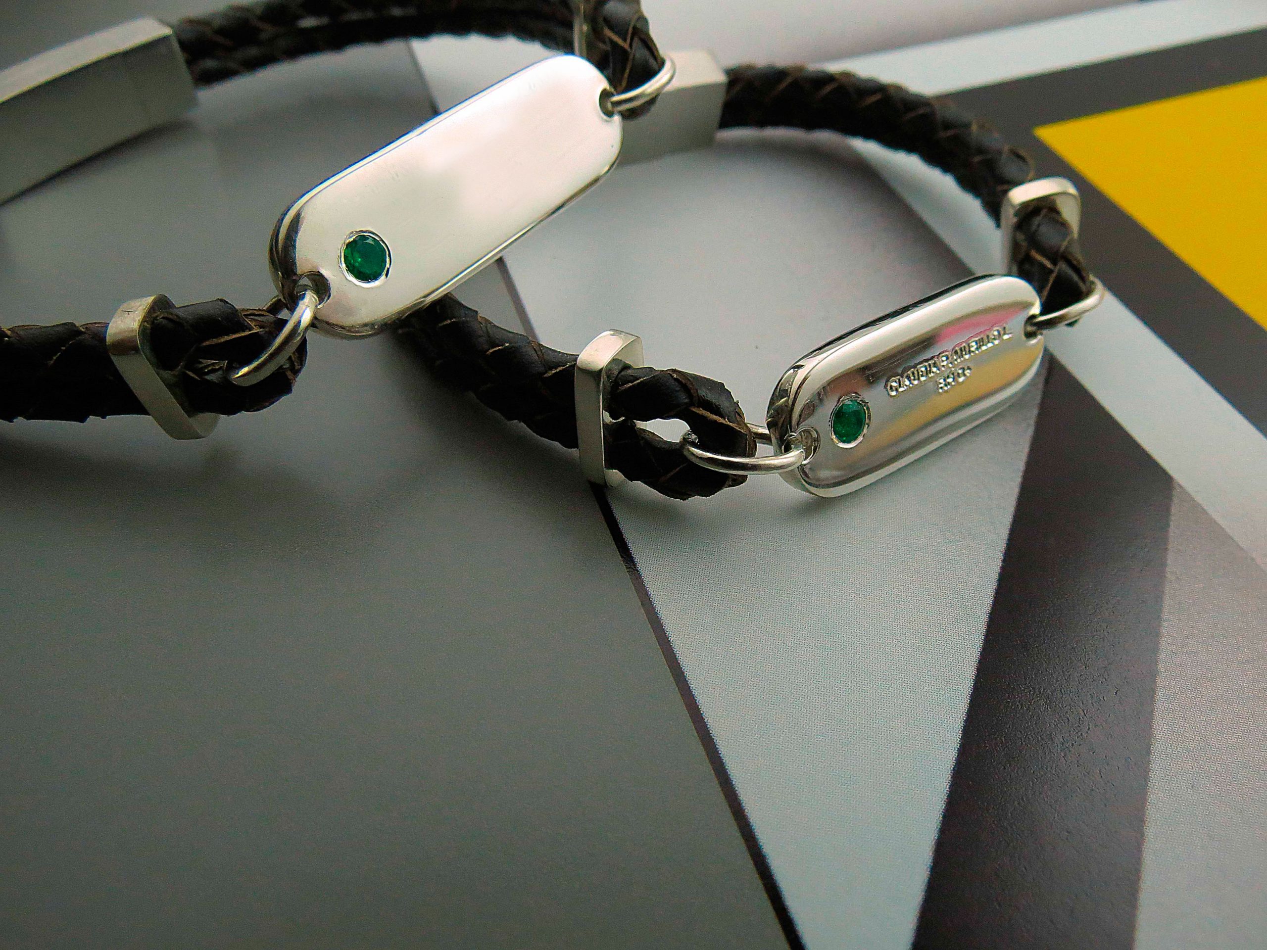 Pulseras Placa con Zircones