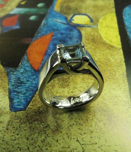 Anillo Compromiso Trenzado