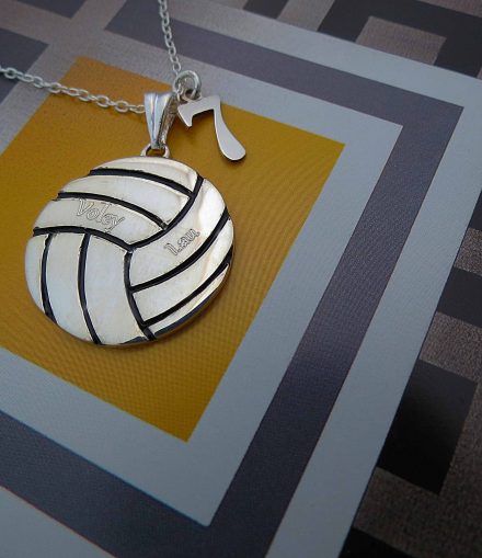 Dije Balón Voleibol con Número